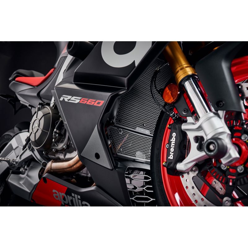PRN015268-015269-01 Aprilia RS660 2021+ Griglia Radiatore  Evotech-performance