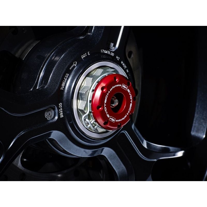 PRN013098-44 Rear Spindle Bobbins Ducati Monster 1200 2017+ Evotech-performance