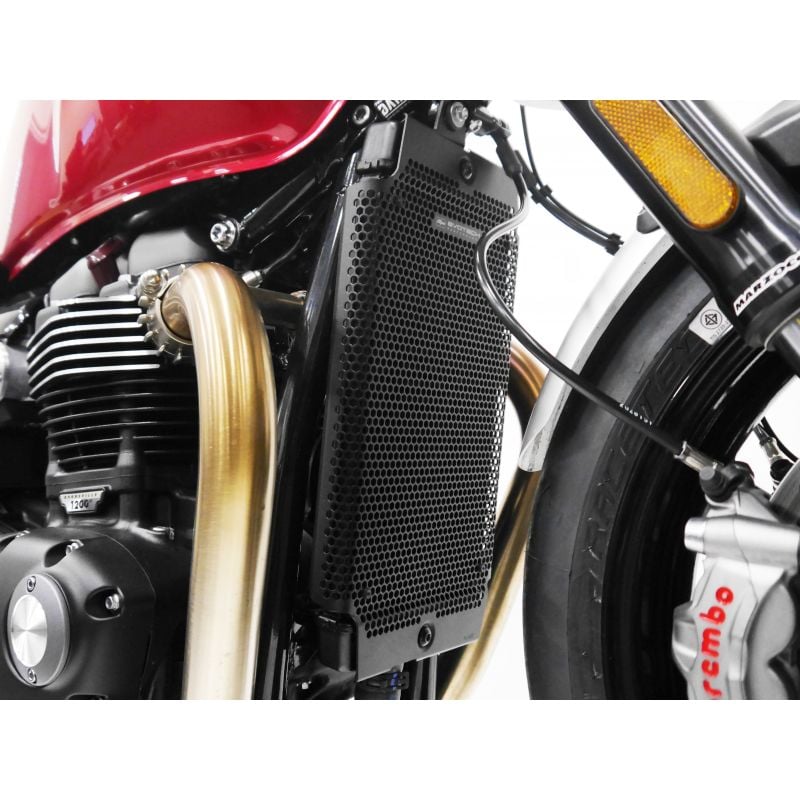 PRN013141-07 Triumph Bonneville T100 Black 2017+ Griglia Radiatore  Evotech-performance