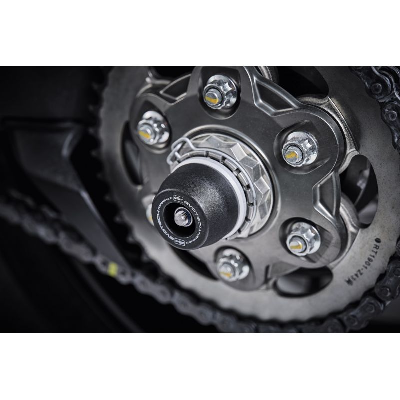 PRN013098-14 Rear Spindle Bobbins Ducati Monster 1200 2013+ Evotech-performance