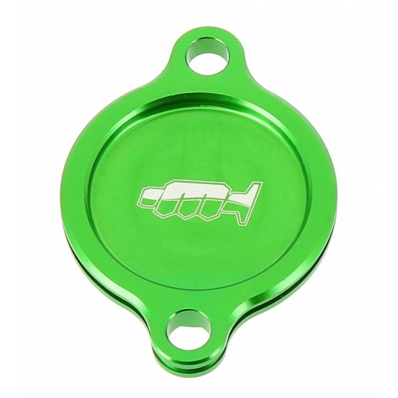 AV3283V Coperchio filtro olio KAWASAKI KX 250 F 2005-2023 Verde  OEM