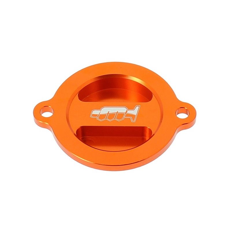 Coperchio filtro olio KTM 690 Enduro R 2011-2022 Arancione