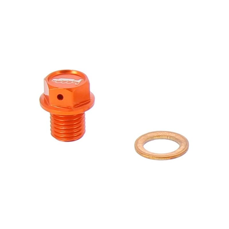 Tappo drenaggio olio con inserto magnetico KTM 125 SX 2002-2023 Arancione M12 x 12 - Passo 1,50