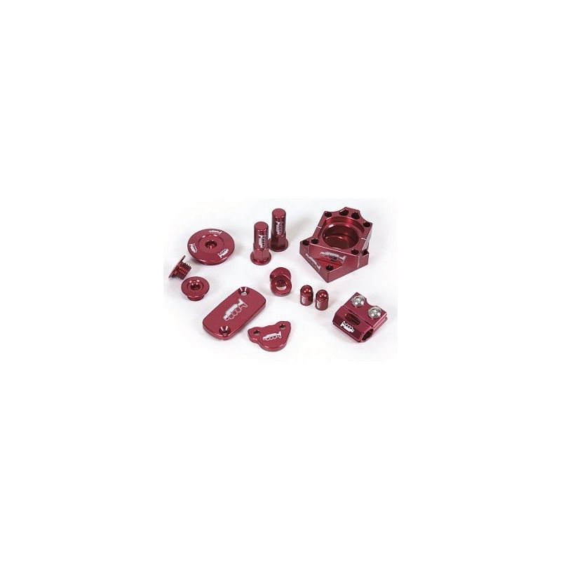 Kit particolari in alluminio HONDA CRF 450 R 2004-2008 Rosso