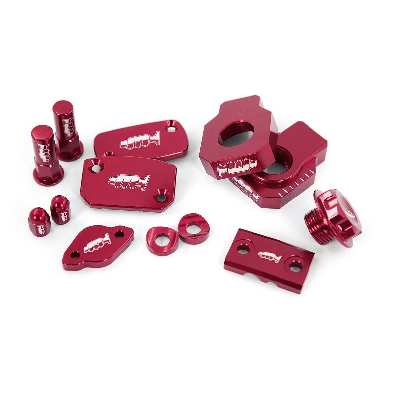 AVK017 Kit particolari in alluminio BETA RR 480 2015-2017 Rosso  OEM