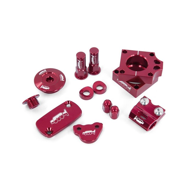 Kit particolari in alluminio HONDA CRF 250 R 2010-2017 Rosso