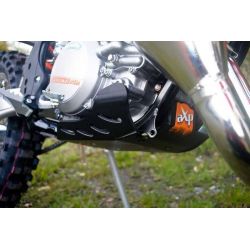 Piastra paramotore AXP RACING 6mm KTM 300 EXC 2013-2016 Nero