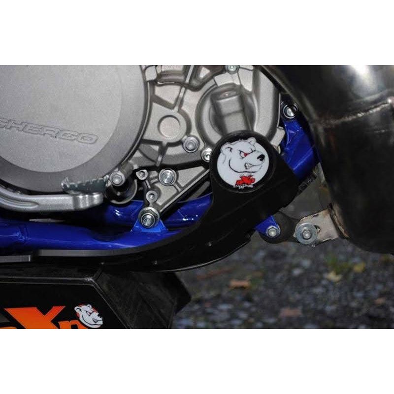 Piastra paramotore AXP RACING 6mm SHERCO 300 SE-R 2014-2022 Nero