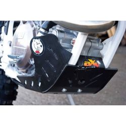 Piastra paramotore AXP RACING 6mm HUSQVARNA 350 FE 2014-2016 Nero