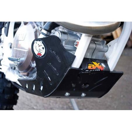 AX1305 Piastra paramotore AXP RACING 6mm HUSQVARNA 350 FE 2014-2016 Nero  AXP Racing