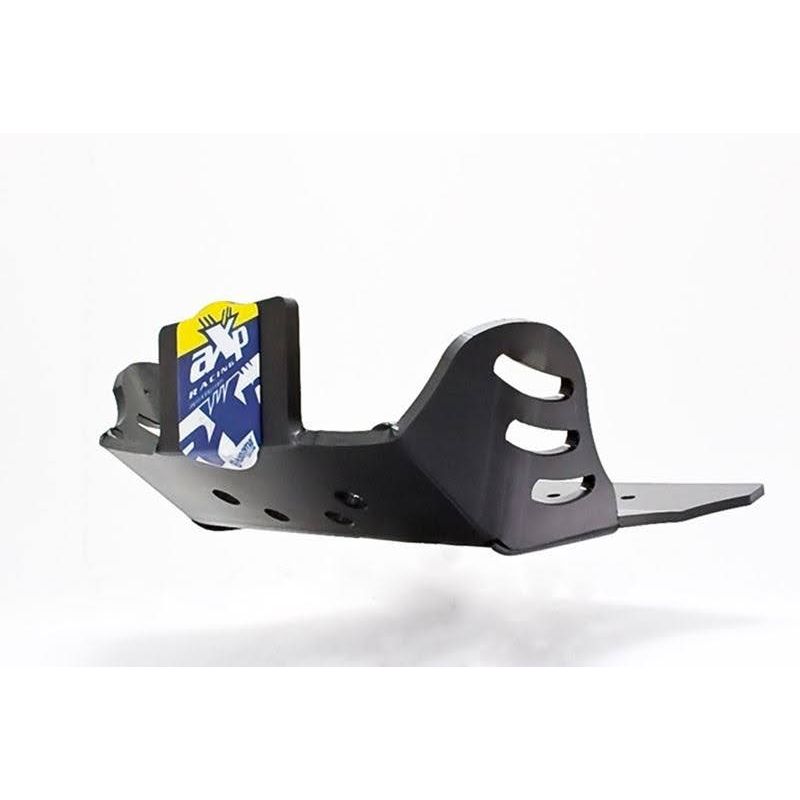 Piastra paramotore AXP RACING 6mm HUSQVARNA 125 TE 2014-2016 Nero