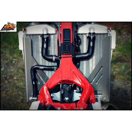 Protezioni radiatori AXP RACING BETA RR 250 2014-2016 Distanziali: Rosso Rosso