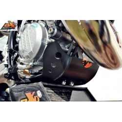 AX1363 Piastra paramotore AXP RACING 6mm KTM 150 SX 2016-2022 Nero  AXP Racing