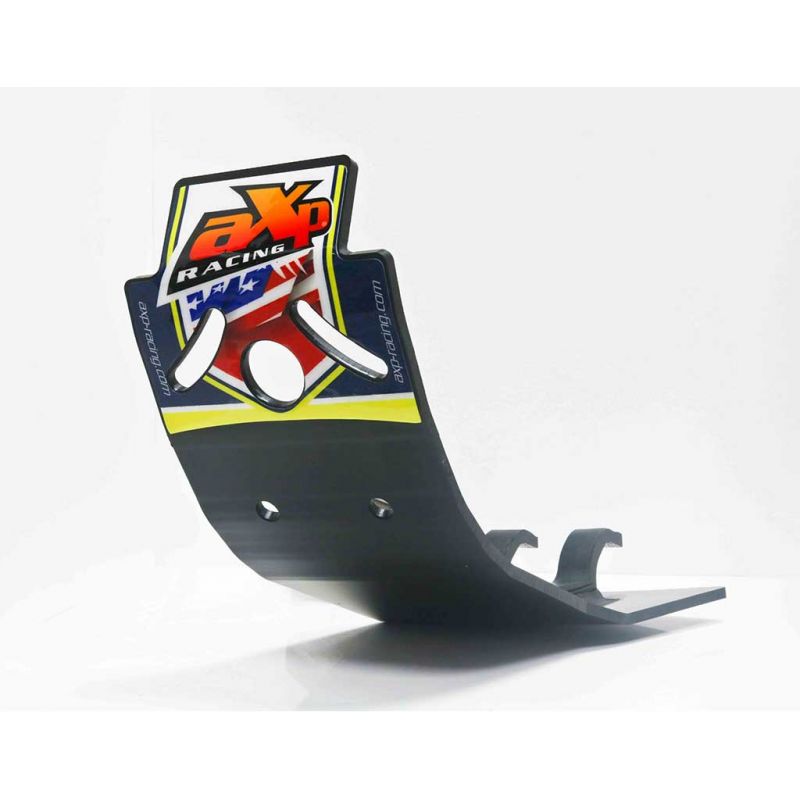 Slitta paratelaio Cross AXP RACING 6mm HUSQVARNA 350 FC 2016-2022 Nero
