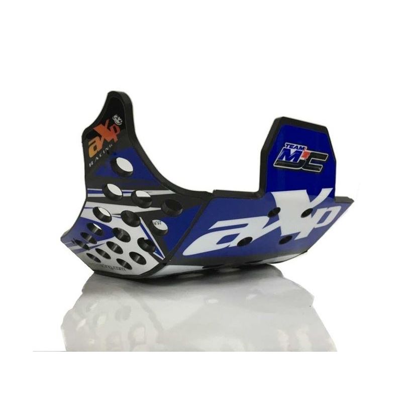 Piastra paramotore AXP RACING 6mm YAMAHA YZ 125 2005-2022 Nero