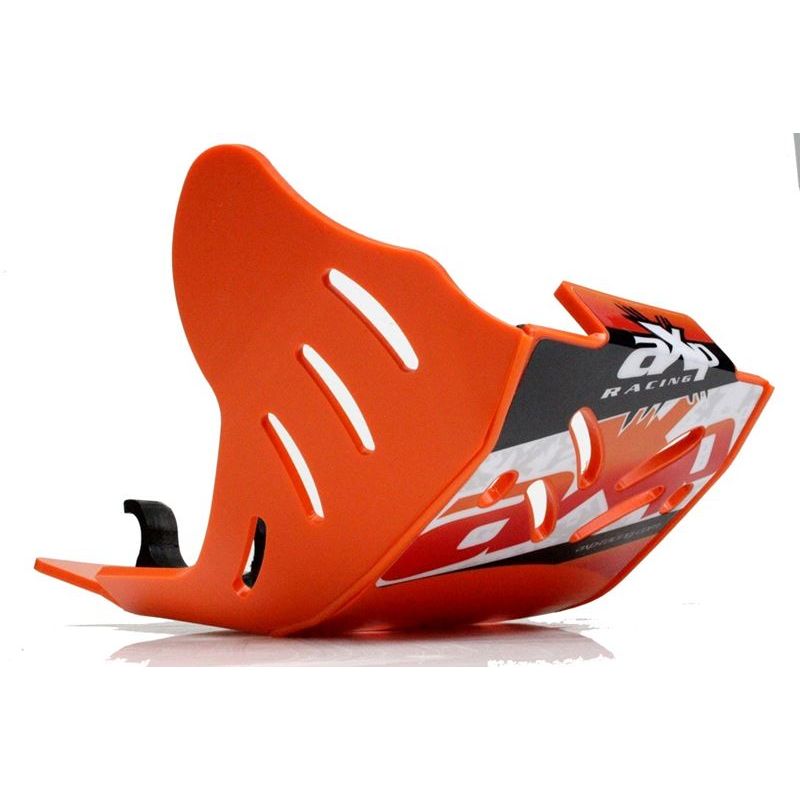 Piastra paramotore AXP RACING 6mm KTM 350 EXC F 2017-2023 Arancione