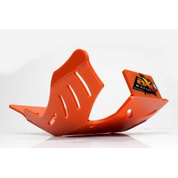 Piastra paramotore AXP RACING 6mm KTM 300 EXC 2017-2023 Arancione