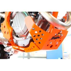 AX1462 Piastra paramotore AXP RACING 6mm KTM 350 SX F 2016-2018 Arancione  AXP Racing