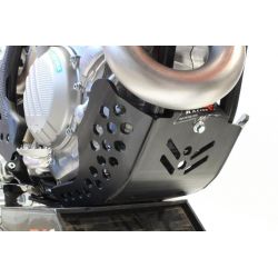 Piastra paramotore AXP RACING 6mm HUSQVARNA 450 FC 2019-2022 Nero