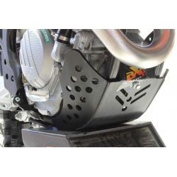 Piastra paramotore AXP RACING 6mm HUSQVARNA 350 FC 2019-2022 Nero