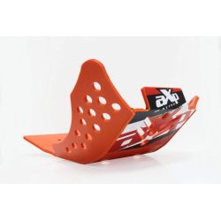 Piastra paramotore AXP RACING 6mm KTM 350 SX F 2019-2022 Arancione