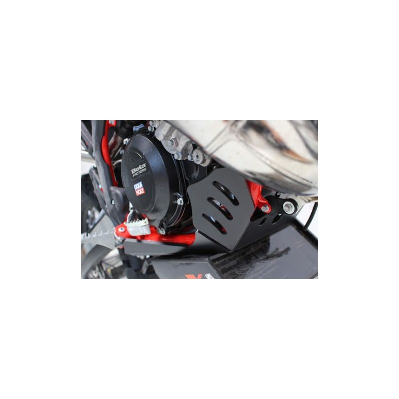 Piastra paramotore Xtrem AXP RACING 8mm con protezione leverismi BETA RR 250 2020-2022 Nero
