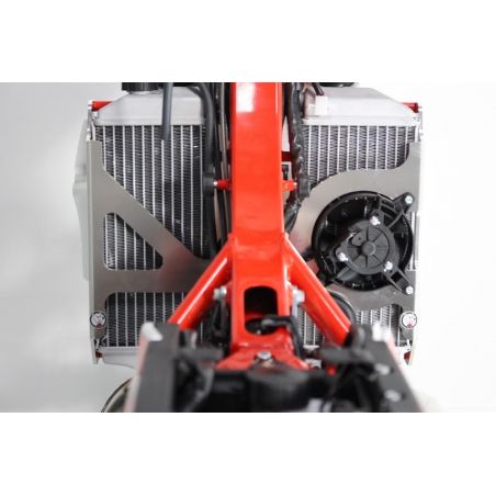 AX1552 Protezioni radiatori AXP RACING BETA RR 250 2020-2022 Distanziali: Rosso Rosso  AXP Racing