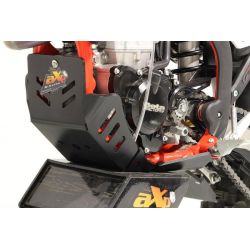 AX1555 Piastra paramotore Xtrem AXP RACING 8mm con protezione leverismi BETA RR 350 2020-2022 Nero 