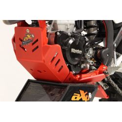 Piastra paramotore Xtrem AXP RACING 8mm con protezione leverismi BETA RR 350 2020-2022 Rosso