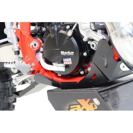 AX1562 Piastra paramotore Xtrem AXP RACING 8mm con protezione leverismi BETA RR 125 2T 2020-2022
