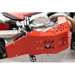 AX1581 Piastra paramotore Xtrem AXP RACING 8mm con protezione leverismi HONDA CRF 450 R 2021-2023