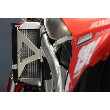 AX1598 Protezioni radiatori AXP RACING HONDA CRF 450 R 2021-2022 Distanziali: Rosso Rosso  AXP