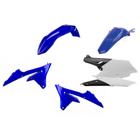 CM91156 Kit plastiche replica YAMAHA YZ 450 F 2014-2017 Blu yam98/Bianco  CEMOTO