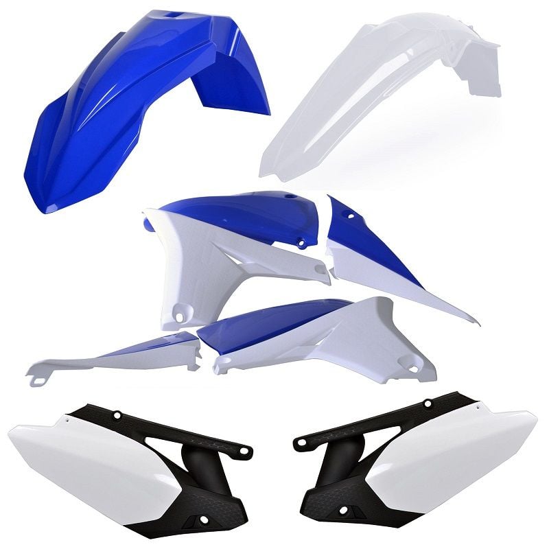 Kit plastiche replica YAMAHA YZ 450 F 2010-2013 Blu yam98/Bianco