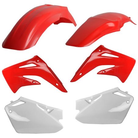 Kit plastiche replica HONDA CR 85 2003-2007 Rosso cr04/Bianco