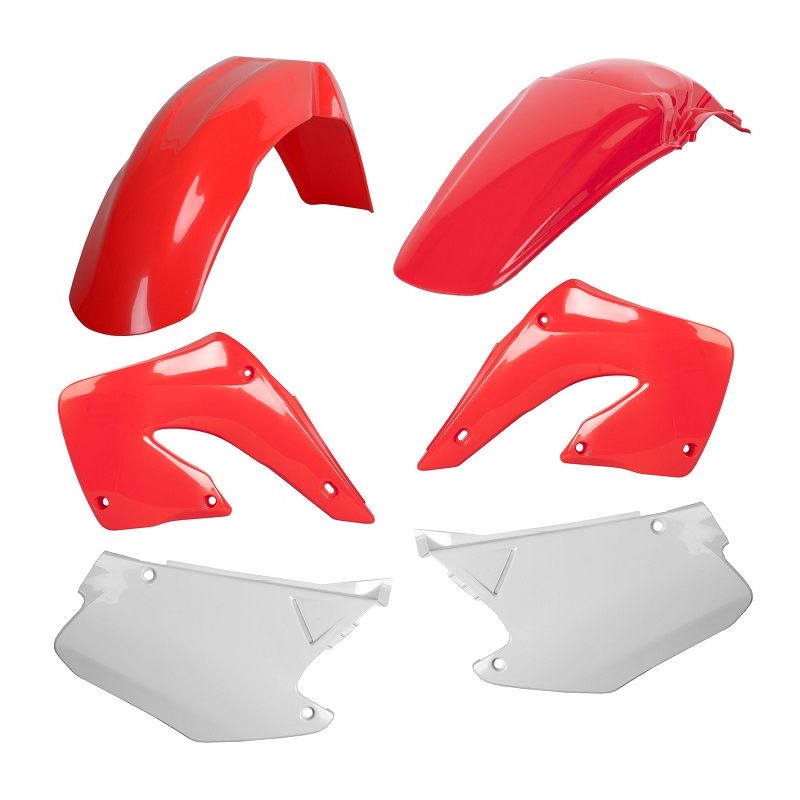 Kit plastiche replica HONDA CR 125 2000-2001 Rosso cr00/Bianco