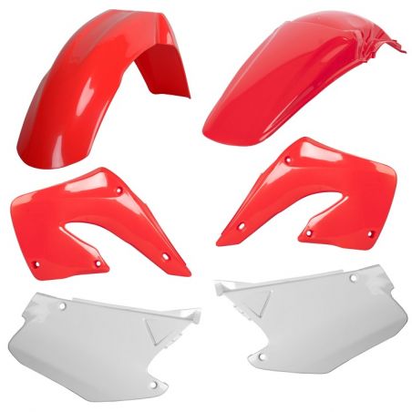 Kit plastiche replica HONDA CR 250 2000-2001 Rosso cr00/Bianco