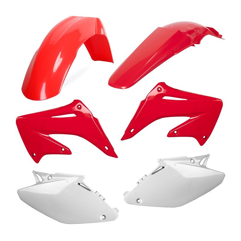 Kit plastiche replica HONDA CR 250 2002-2003 Rosso cr04/Bianco