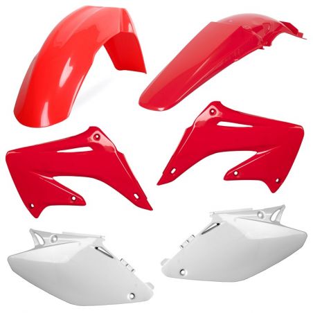 CM91179 Kit plastiche replica HONDA CR 250 2002-2003 Rosso cr04/Bianco  CEMOTO