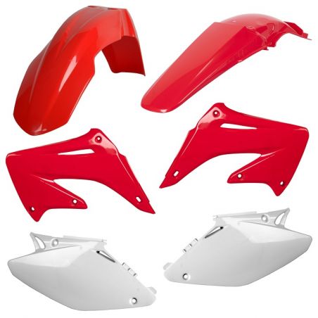 Kit plastiche replica HONDA CR 250 2004-2007 Rosso cr04/Bianco