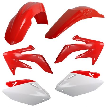 Kit plastiche replica HONDA CRF 250 R 2004-2005 Rosso cr04/Bianco