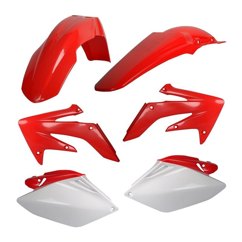 Kit plastiche replica HONDA CRF 250 R 2006-2007 Rosso cr04/Bianco