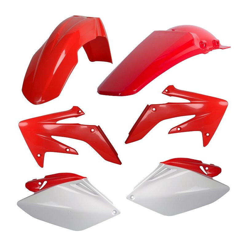 Kit plastiche replica HONDA CRF 250 R 2008-2009 Rosso cr04/Bianco