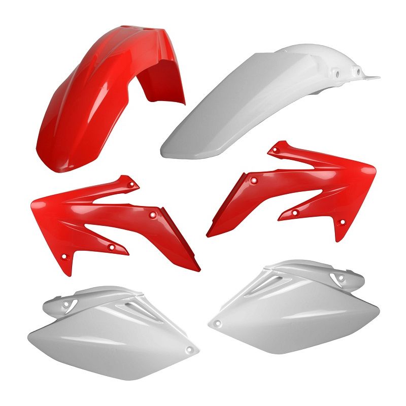 Kit plastiche replica HONDA CRF 250 R 2008-2009 Rosso cr04/Bianco
