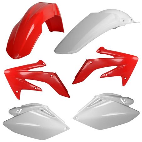 Kit plastiche replica HONDA CRF 250 R 2008-2009 Rosso cr04/Bianco