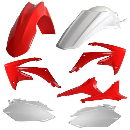 Kit plastiche replica HONDA CRF 450 R 2011-2012 Rosso cr04/Bianco