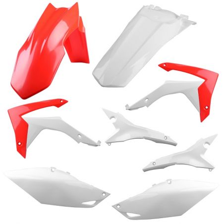 Kit plastiche replica HONDA CRF 250 R 2014-2017 Rosso cr04/Bianco