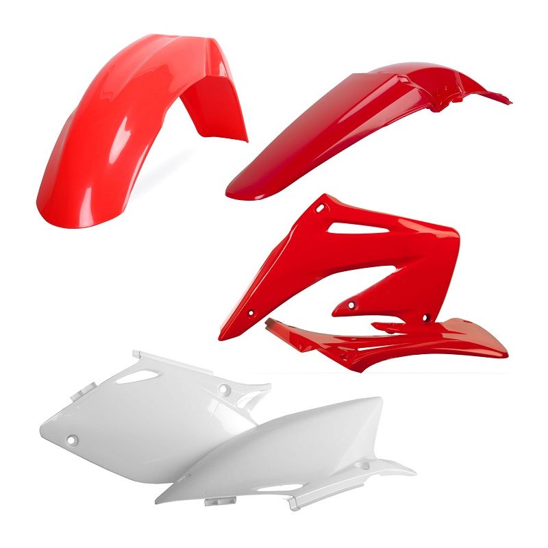 Kit plastiche replica HONDA CRF 450 R 2002-2003 Rosso cr04/Bianco