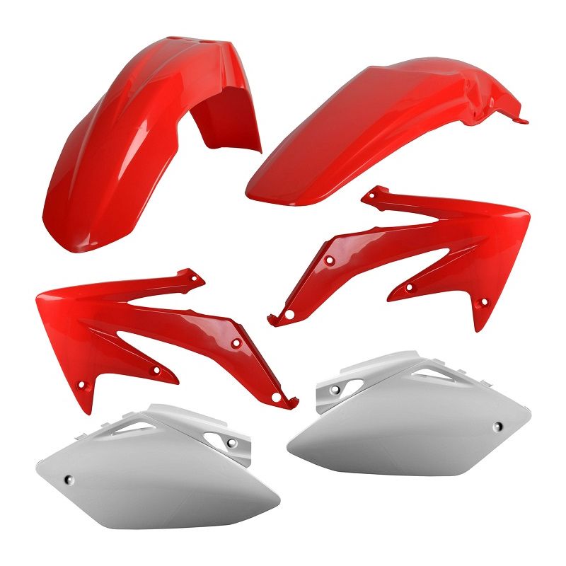 Kit plastiche replica HONDA CRF 450 R 2005-2006 Rosso cr04/Bianco