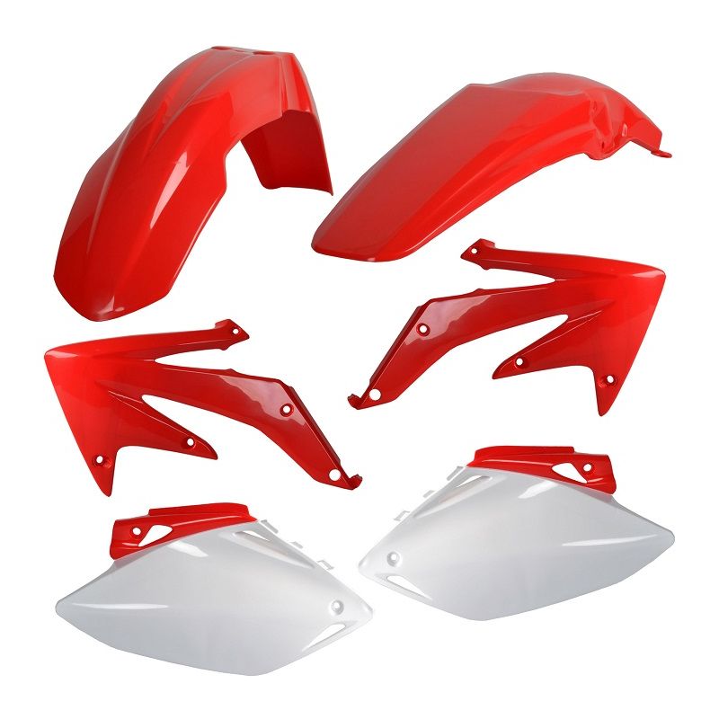 Kit plastiche replica HONDA CRF 450 R 2007-2008 Rosso cr04/Bianco